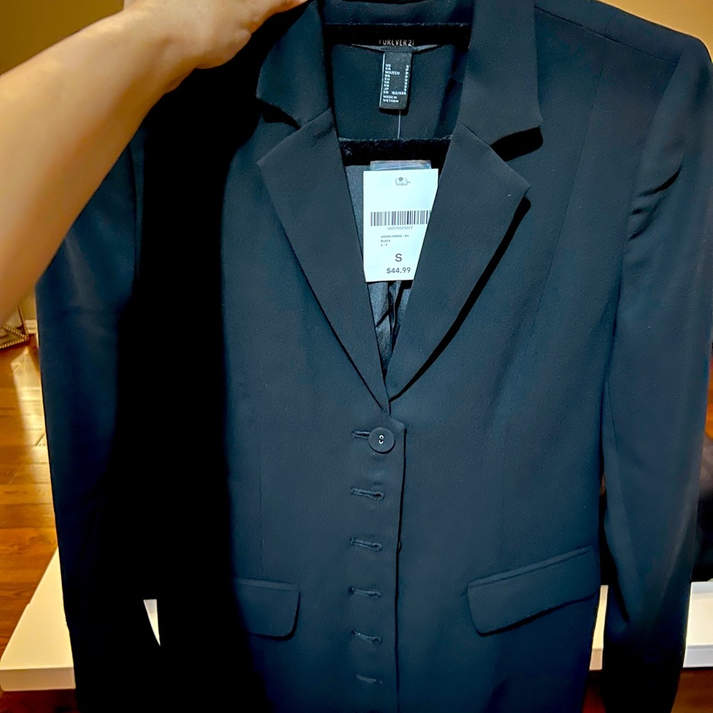 Black suit dress